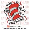 A Person’s A Person No Matter How Small Embroidery, Dr. Suess Embroidery, Teacher Life Embroidery, Embroidery Design File