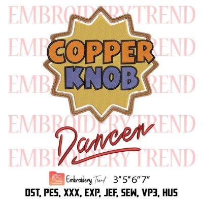 CopperKnob Dancer Embroidery, CopperKnob Embroidery, Line Dancer Embroidery, Embroidery Design File