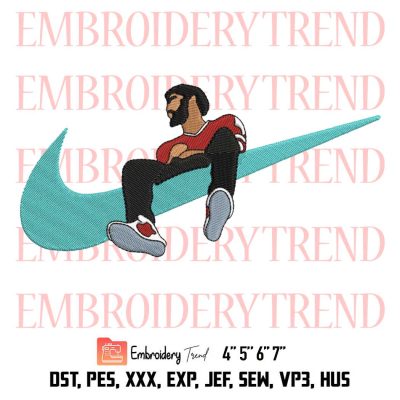 Nike J Cole Swoosh Embroidery, Jermaine Cole Embroidery, Inspired Logo Nike Embroidery, KOD Inspired Embroidery, Embroidery Design File