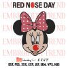 Red Nose Day Mickey Mouse Embroidery, Mickey And Minnie Mouse Embroidery, Disney Embroidery, Embroidery Design File