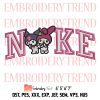 Nike My Melody Cute Embroidery, Kuromi x Melody Cute Embroidery, Embroidery Design File