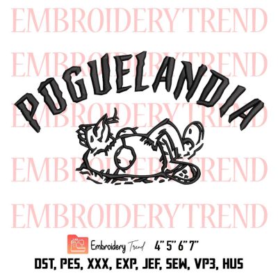 Outer Banks Poguelandia Embroidery, Outer Banks Embroidery, Poguelandia 2023 Embroidery, Embroidery Design File