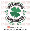 Everybody In The Pub Getting Tipsy Embroidery, Lucky Charm Embroidery, Saint Patricks Embroidery, Embroidery Design File