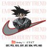 Goku Black Logo Nike Embroidery, Dragon Ball Embroidery, Anime Embroidery, Embroidery Design File