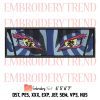 Shinobu Eyes Embroidery, Face Anime Design File
