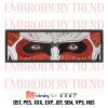 Eren Eyes Embroidery, Attack On Titan Embroidery, Anime Embroidery, Embroidery Design File
