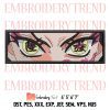 Swoosh Tanjiro Demon Slay Embroidery, Anime Logo Nike Embroidery, Embroidery Design File