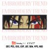 Eren Vs Reiner Attack On Titan Embroidery, Face Anime Design File