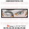 Tony Tony Chopper Eyes Embroidery, One Piece Anime Design File