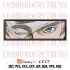 Pain Nagato Eyes Embroidery, Naruto Anime Design File