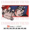 Itachi Eyes Embroidery, Face Anime Design File