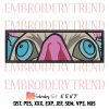 Inosuke Eyes Embroidery, Face Anime Design File