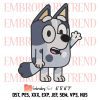 Muffin Cupcake Heeler Embroidery, Bluey And Bingo Embroidery, Muffin Heeler Bluey Embroidery, Embroidery Design File