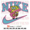 Nike Patrick Star Embroidery, Patrick And SpongeBob Embroidery, Patrick Star Funny Embroidery, Embroidery Design File