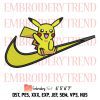 Bulbasaur Logo Nike Embroidery, Anime Embroidery, Swoosh Bulbasaur Embroidery, Embroidery Design File