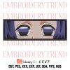 Akaza Eyes Embroidery, Face Anime Design File
