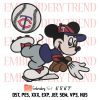 Baseball Tampa Bay Rays Mickey Embroidery, MLB Baseball Design File