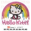 Hello Kitty Nike Logo Embroidery, Cute Kitty Design File