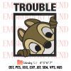 Double Chip and Dale Embroidery, Disney Design File