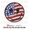 Land of the Free Because of the Brave Embroidery – Independence Day Machine Embroidery Design File