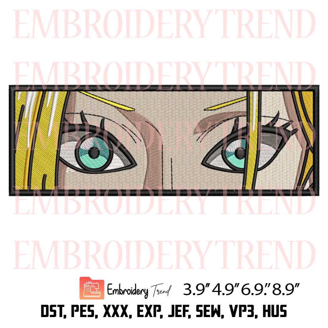 Black Maria Eyes Embroidery Design - Anime One Piece Machine Embroidery Design