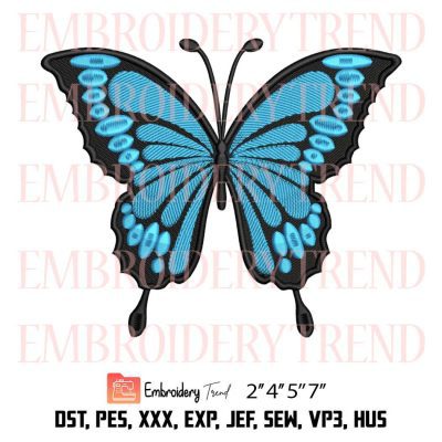 Magical Butterfly Machine Embroidery Design File