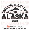 Alaska Cruise 2023 Embroidery – Cruise Ship Machine Embroidery Design File