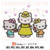 Hello Kitty Farm Embroidery Design – Hello kitty Strawberry Farm Embroidery File