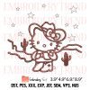 Hello Kitty Best Mom Embroidery Design – Birthday Gift For Mom Embroidery – Mother’s Day Embroidery File