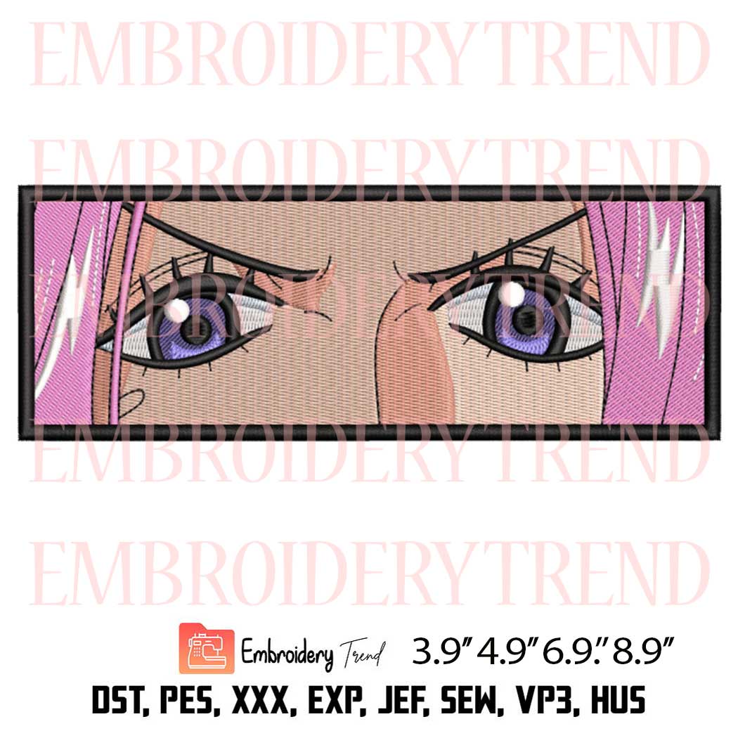 Jewelry Bonney Eyes Embroidery - Anime One Piece Machine Embroidery Design