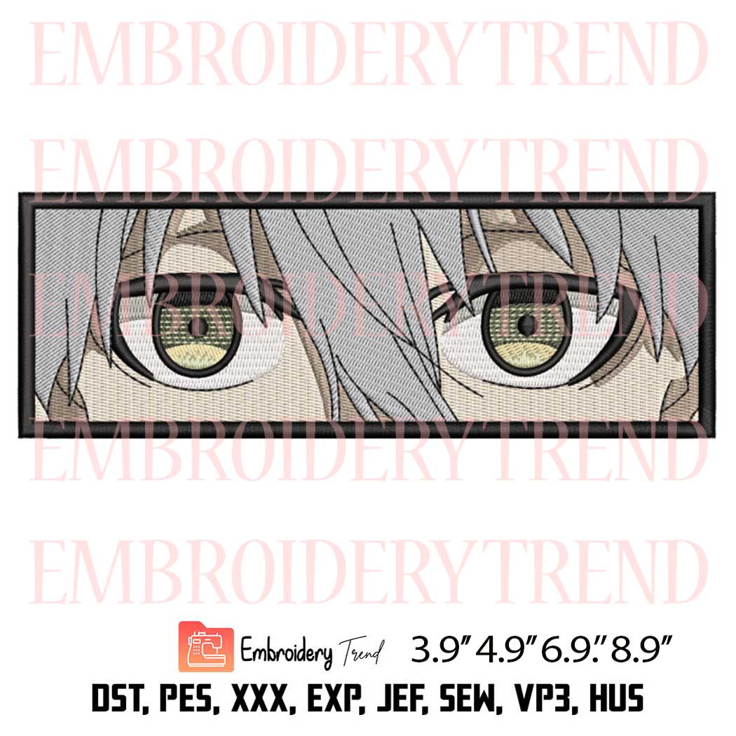 Seishiro Nagi Eyes Embroidery Design - Anime Blue Lock Machine Embroidery Design