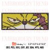 Trafalgar Law Eyes Embroidery Design – Anime One Piece Machine Embroidery Design