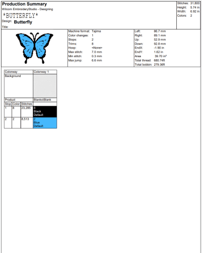 Magical Butterfly Machine Embroidery Design File