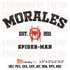 Miles Morales Embroidery Design, Spider-Man Machine Embroidery, Marvel Embroidery Design File