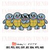 Squirtle Pokemon Cool Embroidery Design File