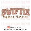 Speak Now Embroidery, Taylor Swift Embroidery Design File