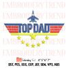 Five Star Dad Embroidery Design – Father’s Day Embroidery File