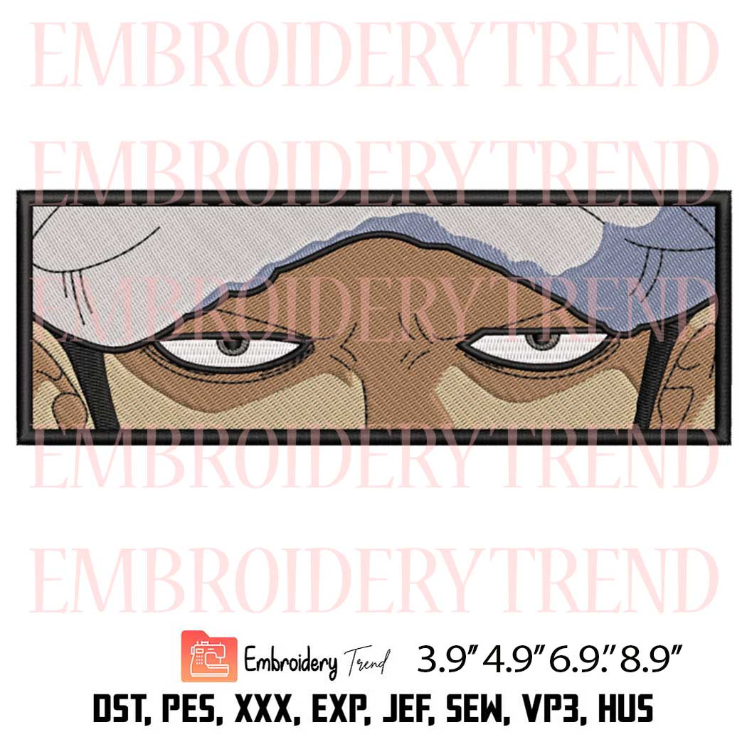 Trafalgar Law Eyes Embroidery Design - Anime One Piece Machine Embroidery Design