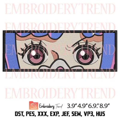 One Piece Ulti Eyes Embroidery - Anime Machine Embroidery Design