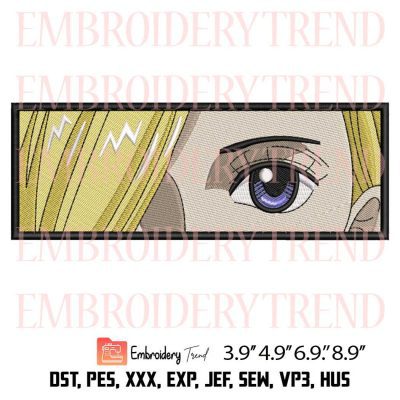 Vinsmoke Sora Eyes Embroidery Design – Anime One Piece Machine Embroidery Design