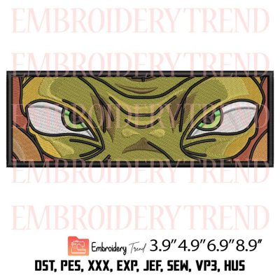 Dragon Ball Babidi Eyes Embroidery – Anime Machine Embroidery Design