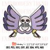 Luffy Jolly Roger Logo Embroidery File – Anime One Piece Machine Embroidery Design