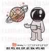 Cute Astronaut 3 Embroidery – Outer Space Machine Embroidery Design