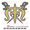 Fallen Monk Pirates Jolly Roger Embroidery – Anime One Piece Machine Embroidery Design
