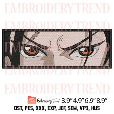 One Piece Izo Eyes Embroidery – Anime Machine Embroidery Design
