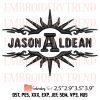 Try That In A Small Town Embroidery Design – Jason Aldean Country Music Embroidery Design File