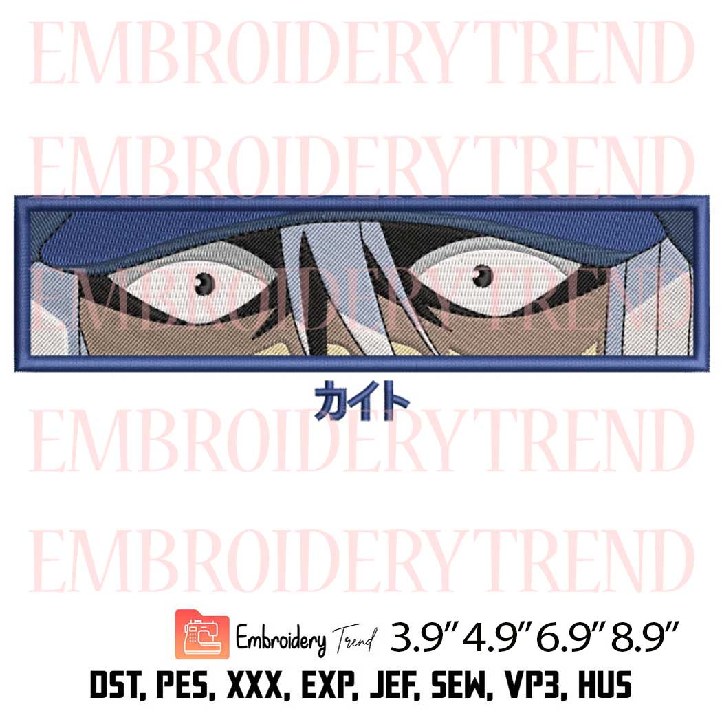 Kite Kaito Eyes Embroidery – Anime Hunter x Hunter Machine Embroidery Design