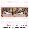 Kurama Eyes Embroidery Design – Anime Naruto Machine Embroidery File