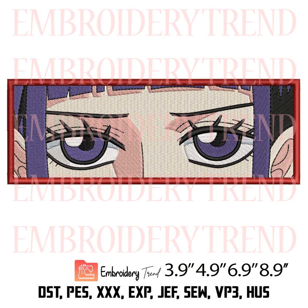 One Piece Kikunojo Eyes Embroidery - Anime Machine Embroidery Design