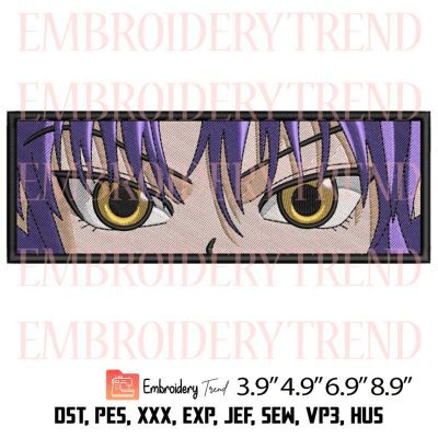 Machi Komacine Eyes Embroidery – Anime Hunter x Hunter Machine Embroidery Design